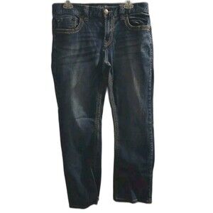 Seven 7 Mens Straight Jeans Premium Denim Blue size 32 W X 30 L 26 Inseam